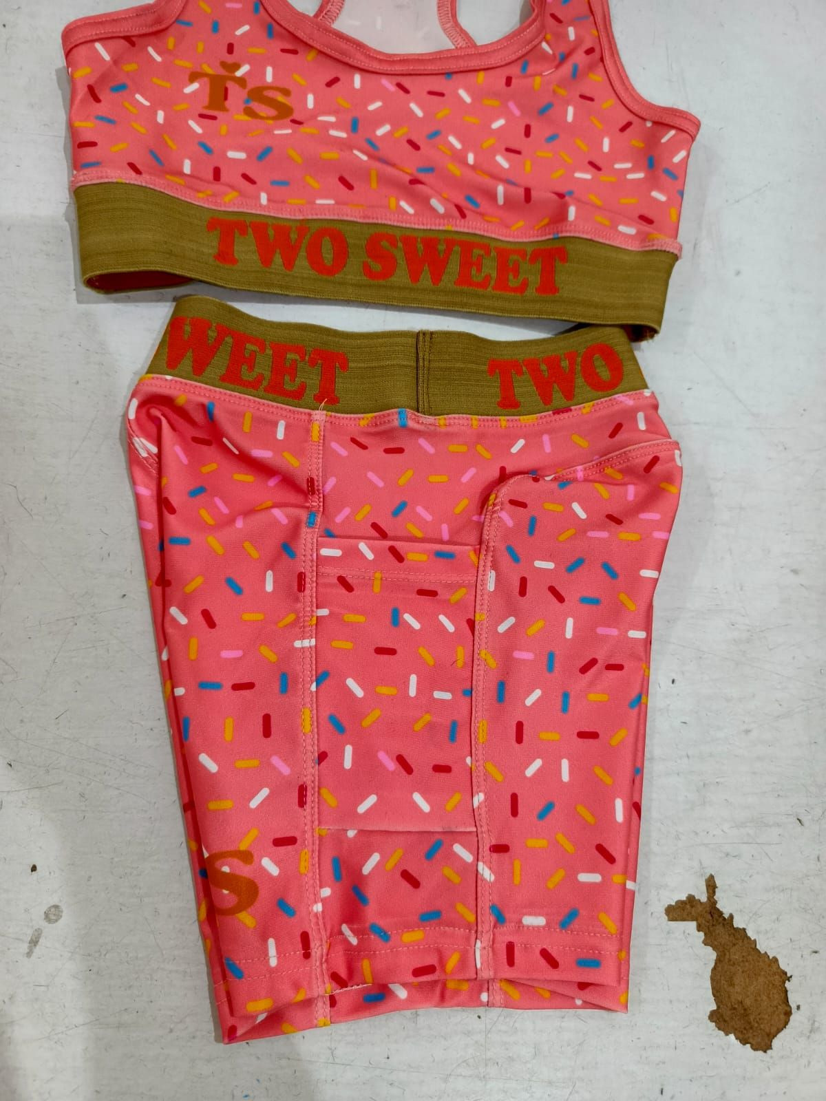 sports bra +shorts set