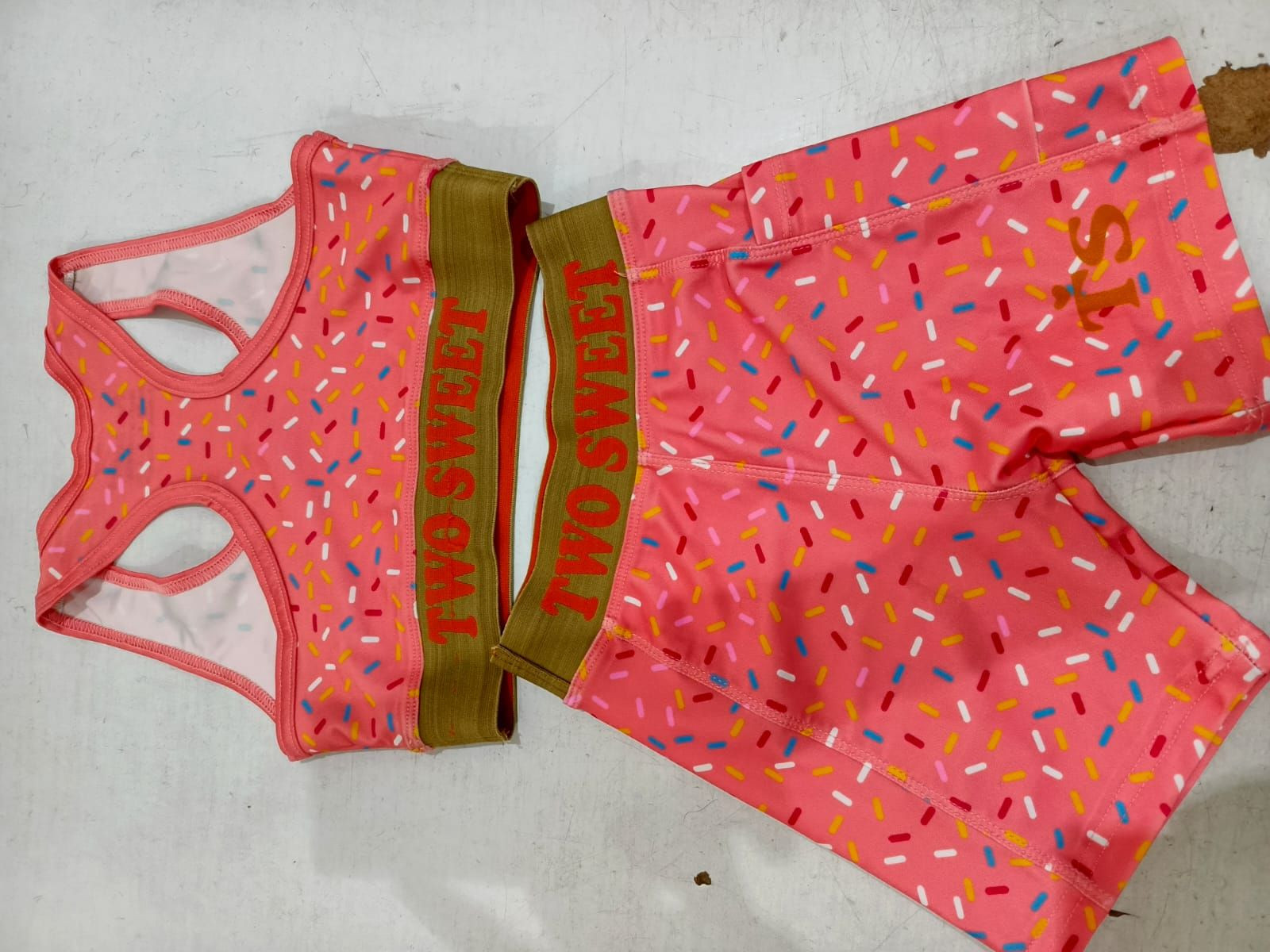 sports bra +shorts set