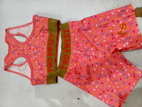 sports bra +shorts set