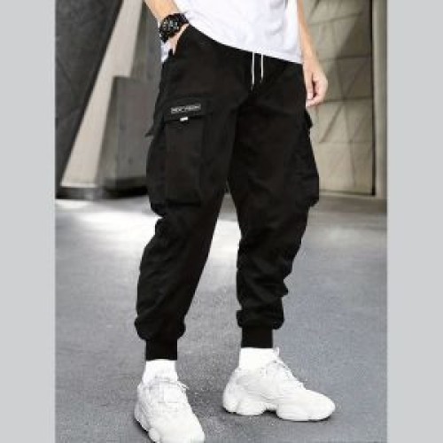 Heavy Duty Fabric Multi Pocket Cargo Pants for Industrial, Outdoor, and Workwear Applications
