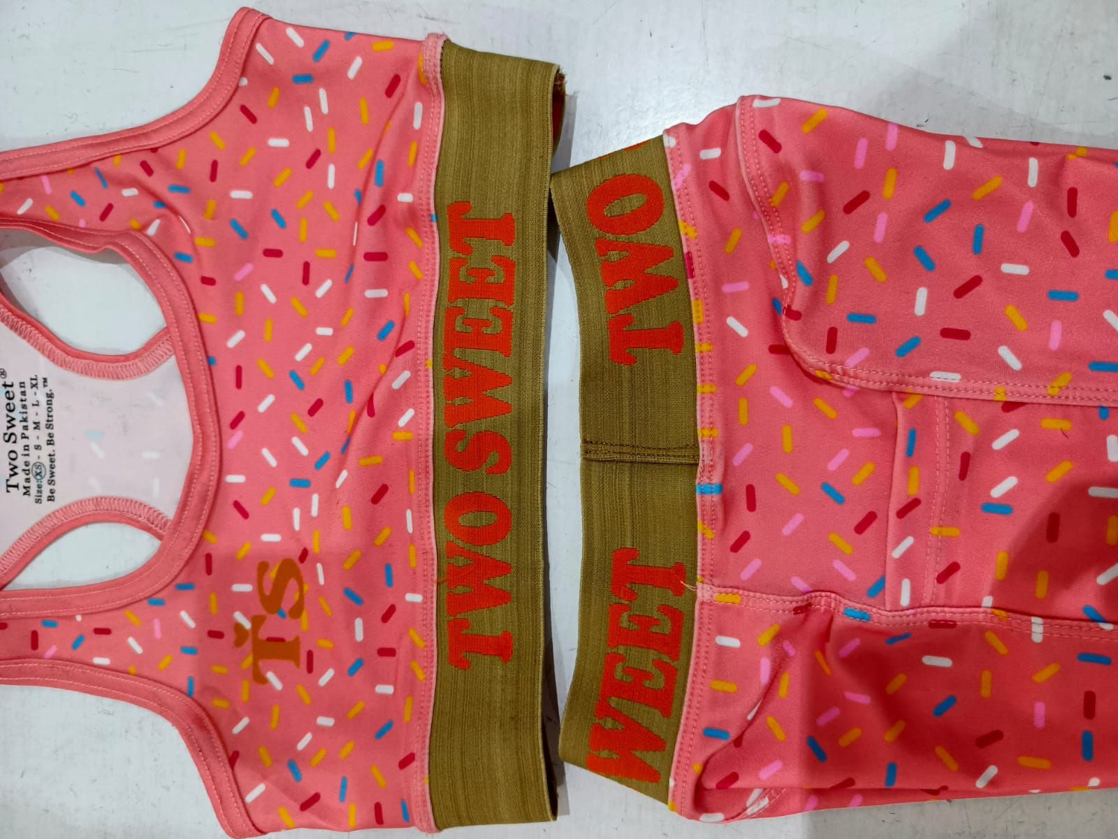 sports bra +shorts set